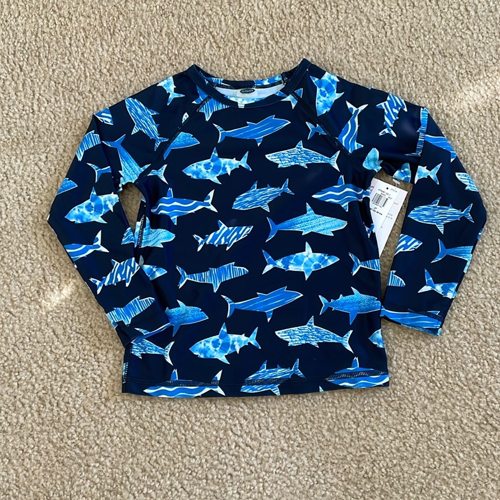 Toddler boy Swim Rashguard Top